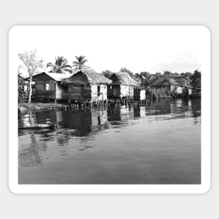 Vintage Photo of Peurto Barrios  Guatemala Sticker